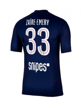 Paris Saint-Germain Warren Zaire-Emery #33 Heimtrikot 2025-26 Kurzarm